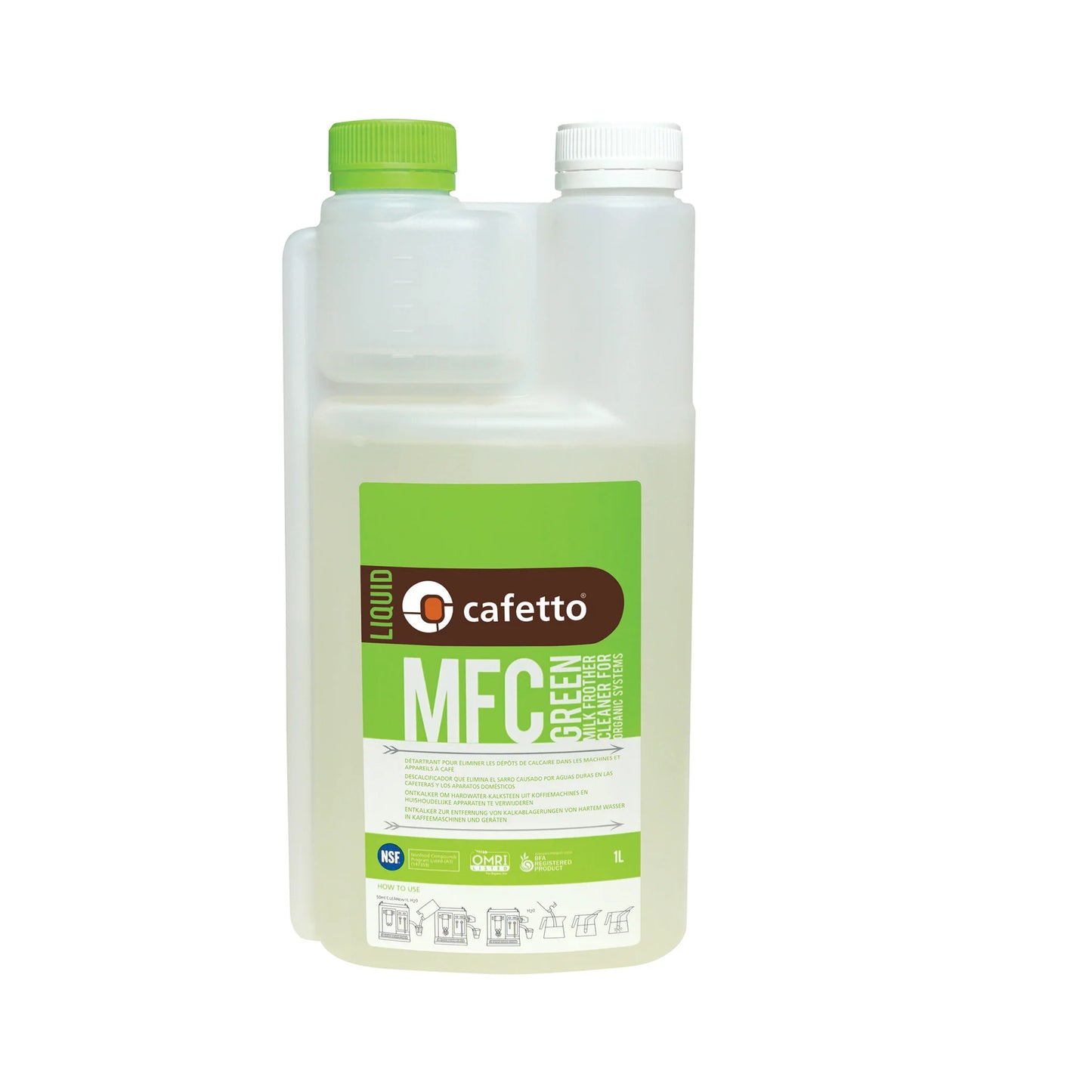 Cafetto MFC Green 1L milk cleaner 