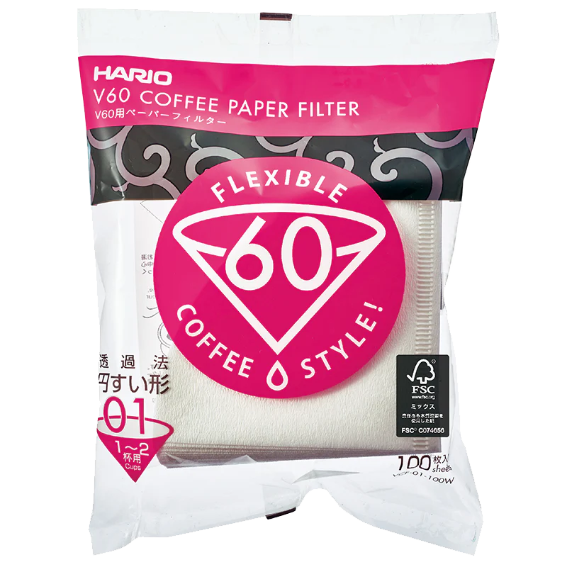 Hario V60 paper filters 100 pcs