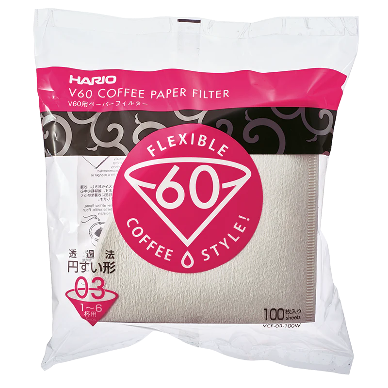 Hario V60 paper filters 100 pcs