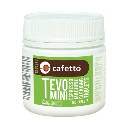 Cafetto Tevo Mini espresso machine's 100 tablets 