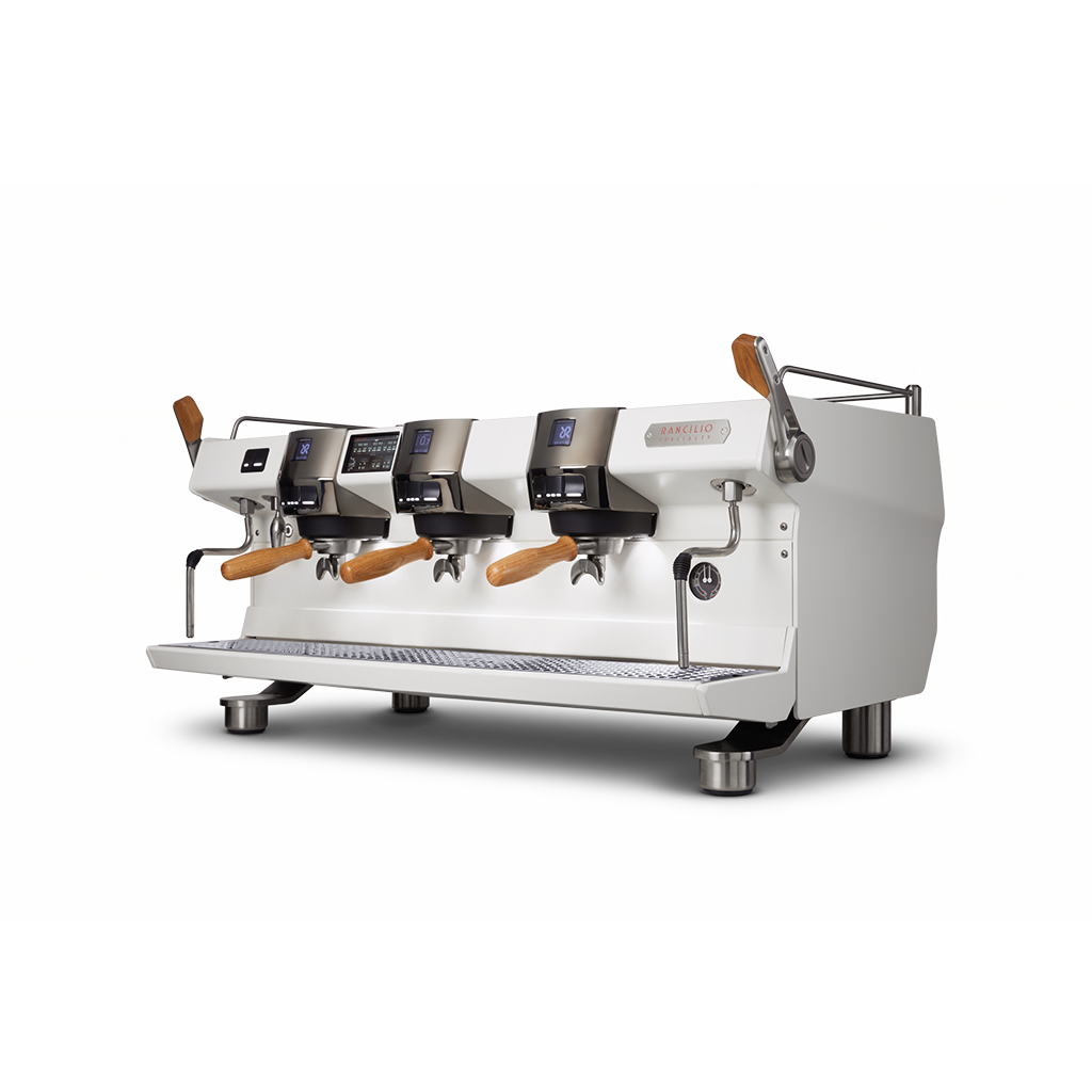Assassin tilnærmelse hvordan man bruger Espressomaskine til Restaurant & Cafe - Rancilio Specialty RS1 Hvid 2  grupper - Økologisk kaffe & baristaudstyr hos KAFFEVAERK